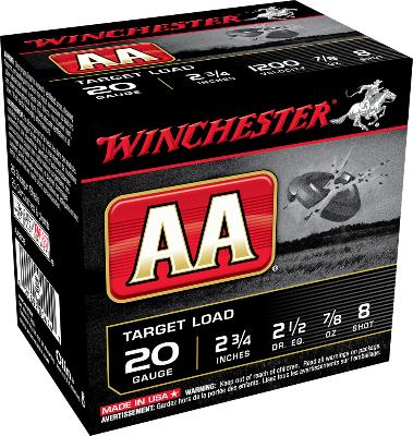 Winchester AA 20ga #8 AA208 - BLUE COLLAR RELOADING