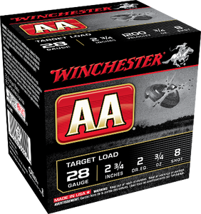 Winchester AA 28ga 3/4oz #8 1200FPS *AA288