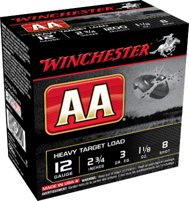 Winchester AA 12ga 1-18/oz #8 1200fps *AAM128