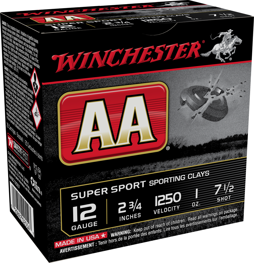 Winchester AA 12ga 1 oz #7.5 1250Fps *AASC12507