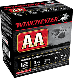 Winchester AA 12ga 1-1/8oz #7.5 1300Fps *AASC127