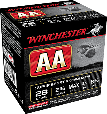 Winchester AA 28ga 3/4oz #8.5 1300fps *AASC2885