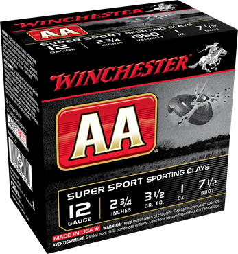 Winchester AA 12ga 1oz #7.5 1350fps *AASCL127