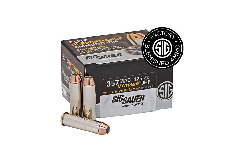 Sig Sauer 357mag 125 JHP V-CROWN