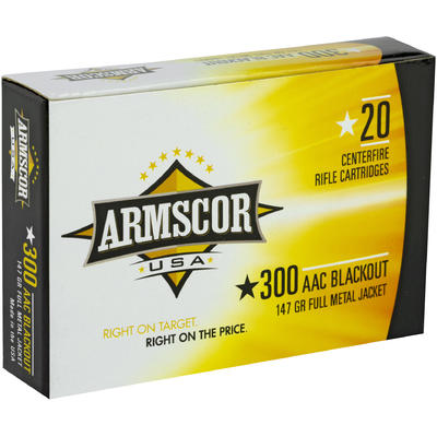 Armscor 300 AAC Blackout 147gr FMJ
