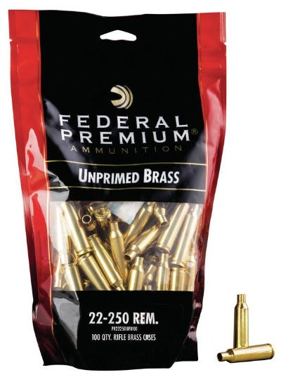Federal 22-250 Rem Brass - BLUE COLLAR RELOADING
