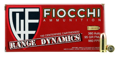 Fiocchi 380 ACP 95gr FMJ 200ct - BLUE COLLAR RELOADING