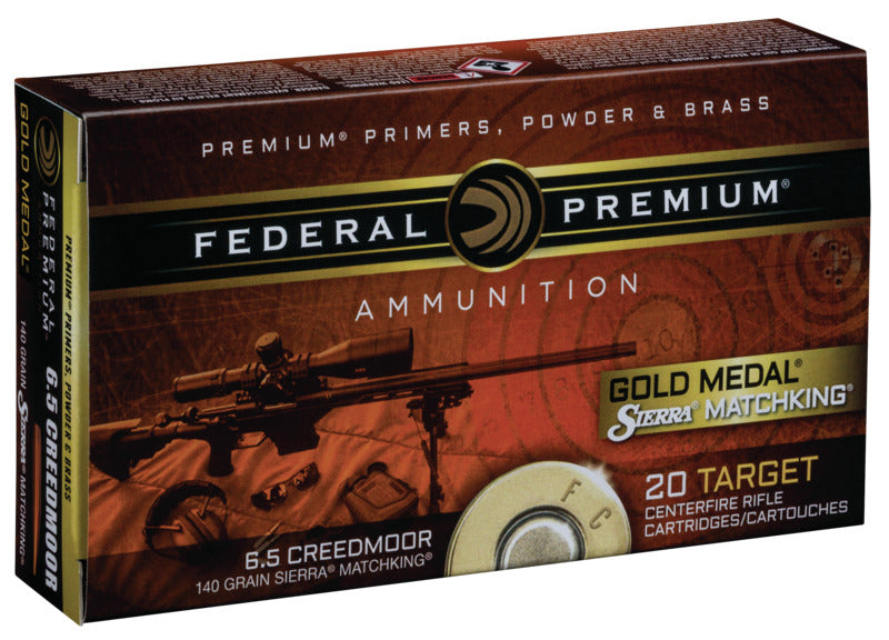 Federal Premium 6.5 Creedmoor 140gr Sierra MatchKing HPBT - BLUE COLLAR RELOADING