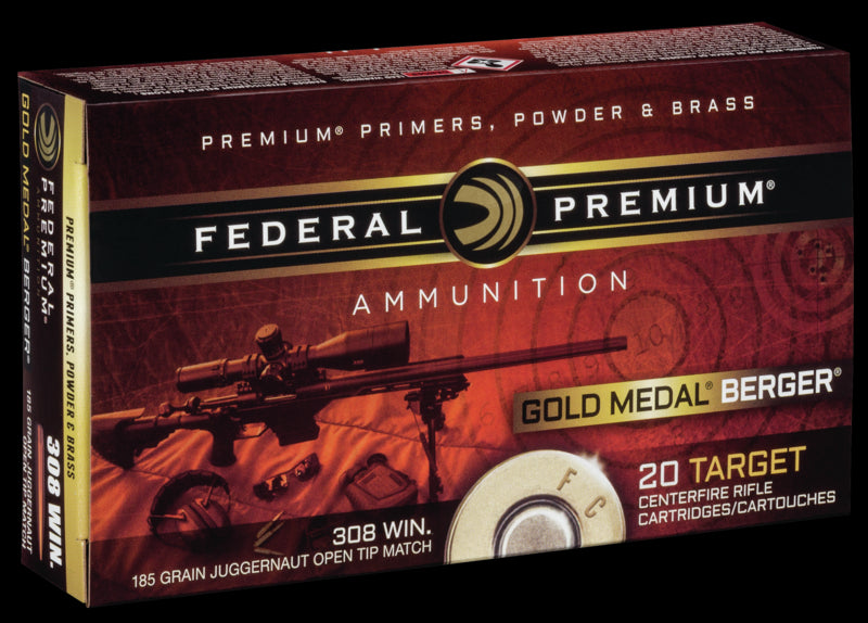 Federal Premium 308 Win 185gr Juggernaut OTM - BLUE COLLAR RELOADING