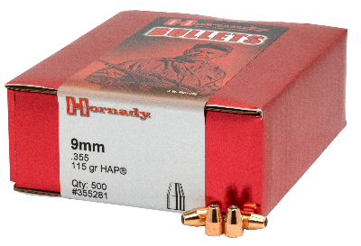 Hornady 9mm 115gr HAP #355281