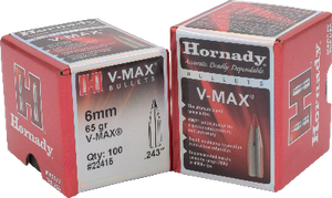 Hornady 6mm 65gr V-Max #22415 - BLUE COLLAR RELOADING