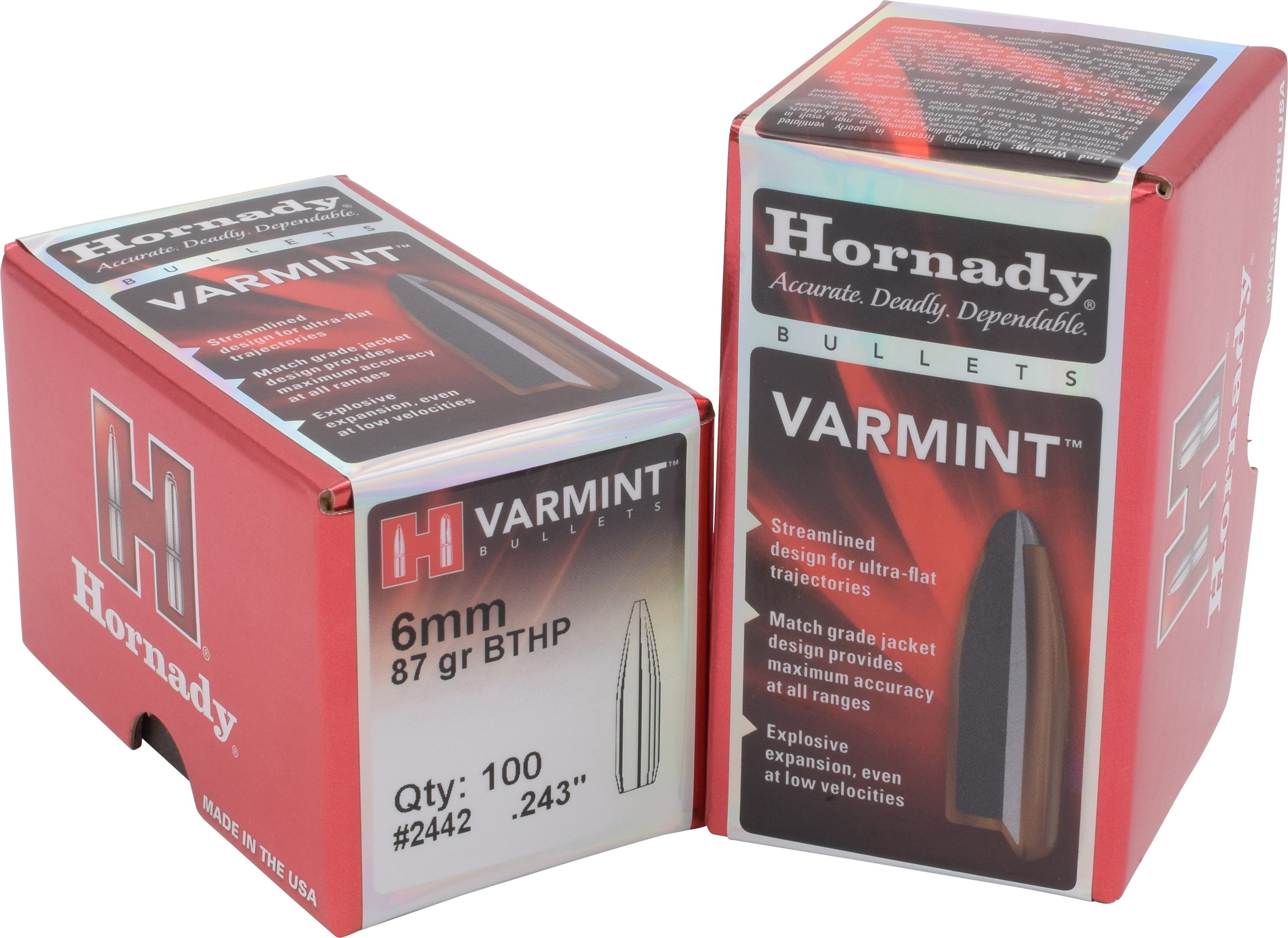 Hornady 6mm 87gr BTHP #2442 - BLUE COLLAR RELOADING