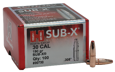 Hornady 30cal 190gr Sub-X #30730