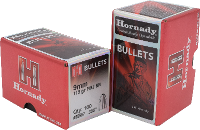 Hornady 9mm 115gr FMJ-RN