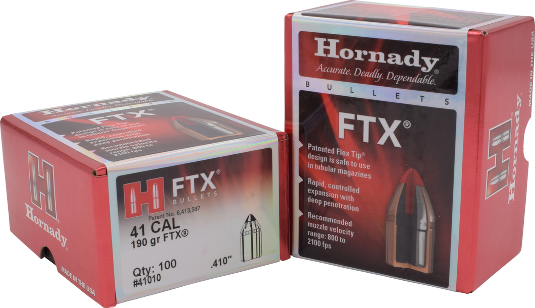 Hornady 41cal 190gr FTX #41010 - BLUE COLLAR RELOADING