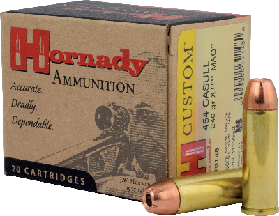 Hornady 454 Casull 240gr XTP