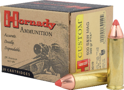 Hornady 500 S&W Mag 300gr FTX