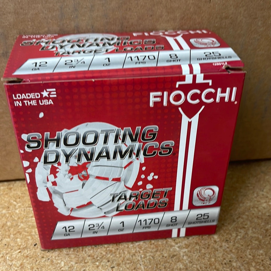 Fiocchi 12ga 1oz #8 1170FPS *12SD1L8