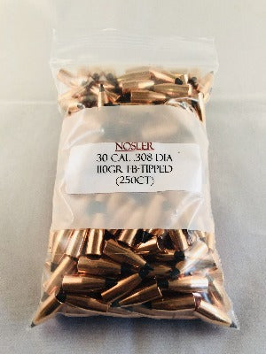 Nosler 30cal 110gr Varmageddon - BLUE COLLAR RELOADING