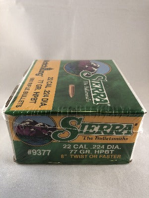 Sierra 22cal 77gr HPBT  #9377 - BLUE COLLAR RELOADING