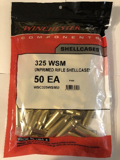 Winchester 325 WSM Brass - BLUE COLLAR RELOADING
