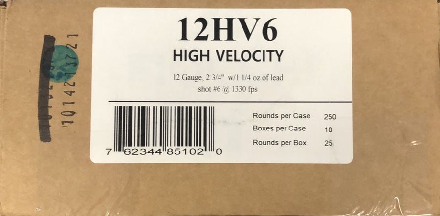 Fiocchi 12ga 1-1/4oz #6 1330FPS *12HV6