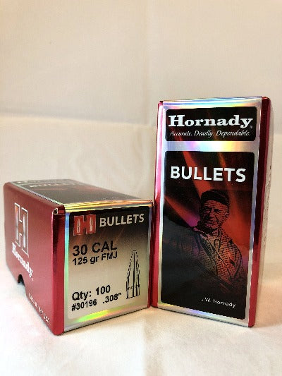 Hornady 30cal 125gr FMJ #30196 - BLUE COLLAR RELOADING