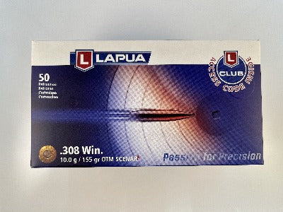 Lapua 308 Win 155gr OTM Scenar-L