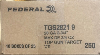 Federal Top Gun 28ga 3/4oz #9 1330FPS *TGS28219