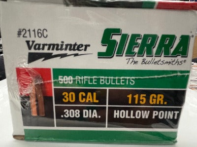 Sierra 30cal 115gr HP #2116