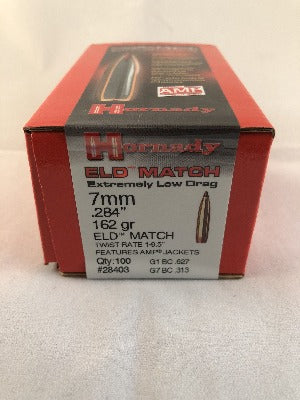 Hornady 7mm 162gr ELD-Match  #28403 - BLUE COLLAR RELOADING