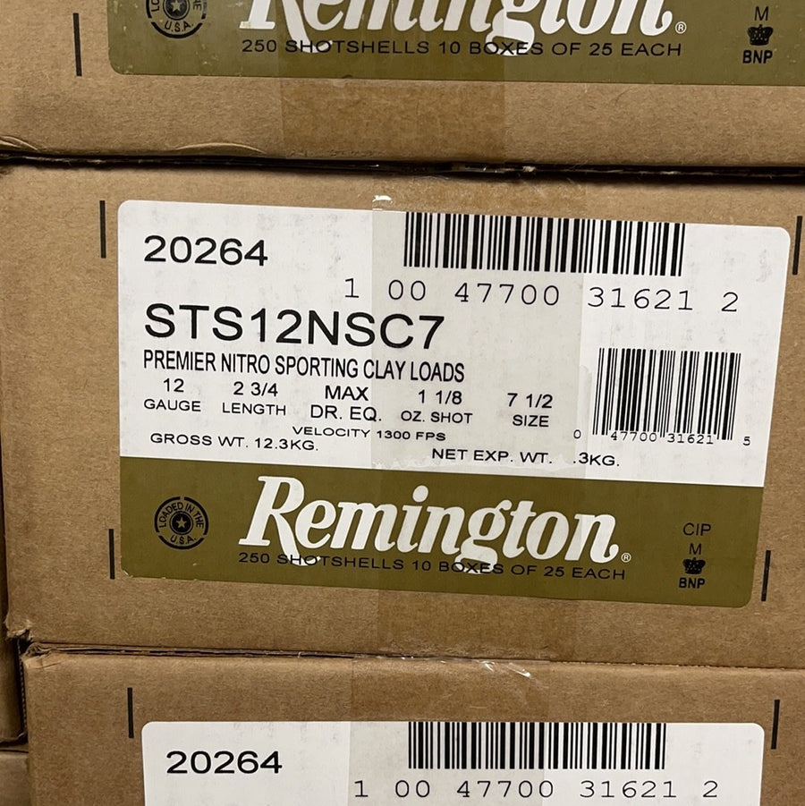 Remington 12ga 1-1/8oz #7.5 1300fps *STS12NSC7