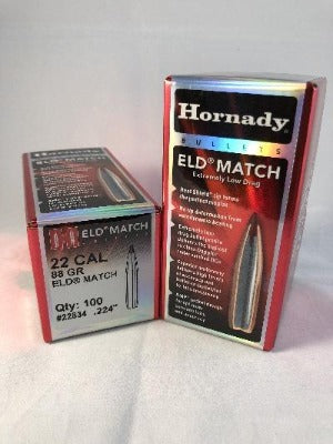 Hornady 22cal 88gr ELD-Match  #22834 - BLUE COLLAR RELOADING