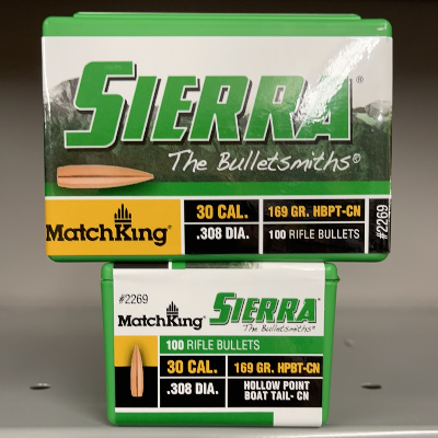 Sierra 30cal 169gr HPBT-CN