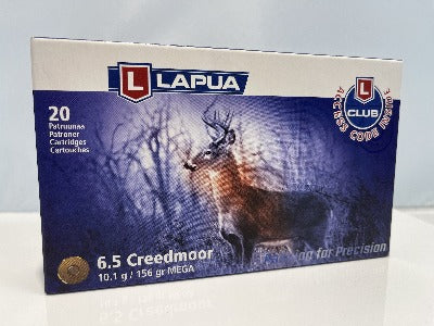 Lapua 6.5mm Creedmoor 156gr Mega