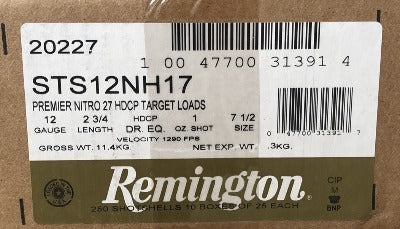 Remington 12ga 1oz #7.5 1290fps *STS12NH17