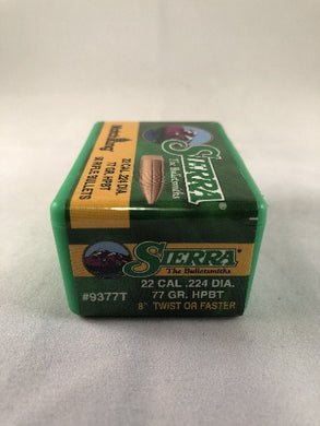Sierra 22cal 77gr HPBT  #9377T - BLUE COLLAR RELOADING