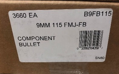 Winchester 9mm 115gr FMJ-FB