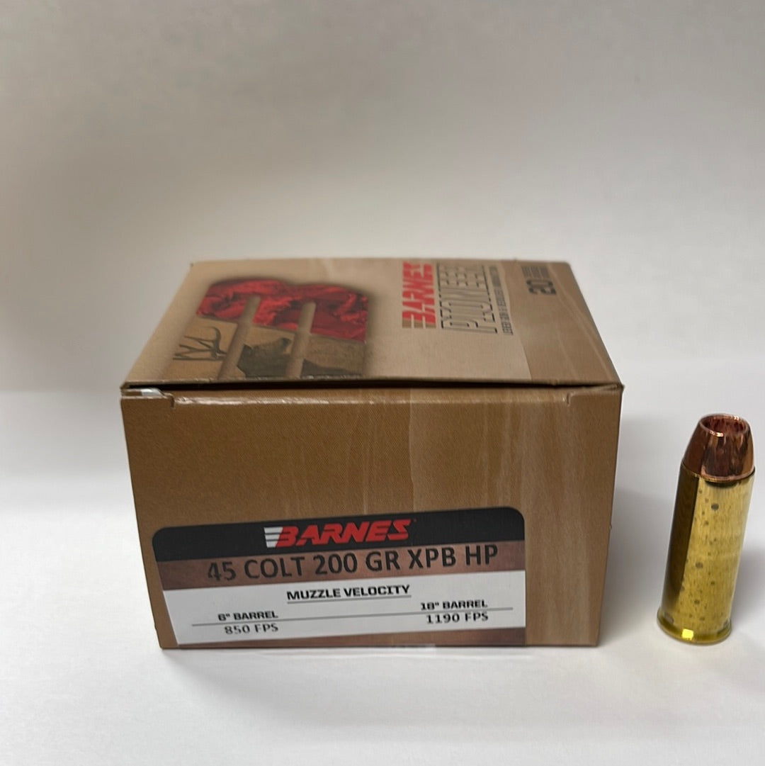 Barnes Pioneer 45 Colt 200gr XPB HP