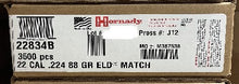 Hornady 22cal 88gr ELD-Match