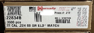 Hornady 22cal 88gr ELD-Match