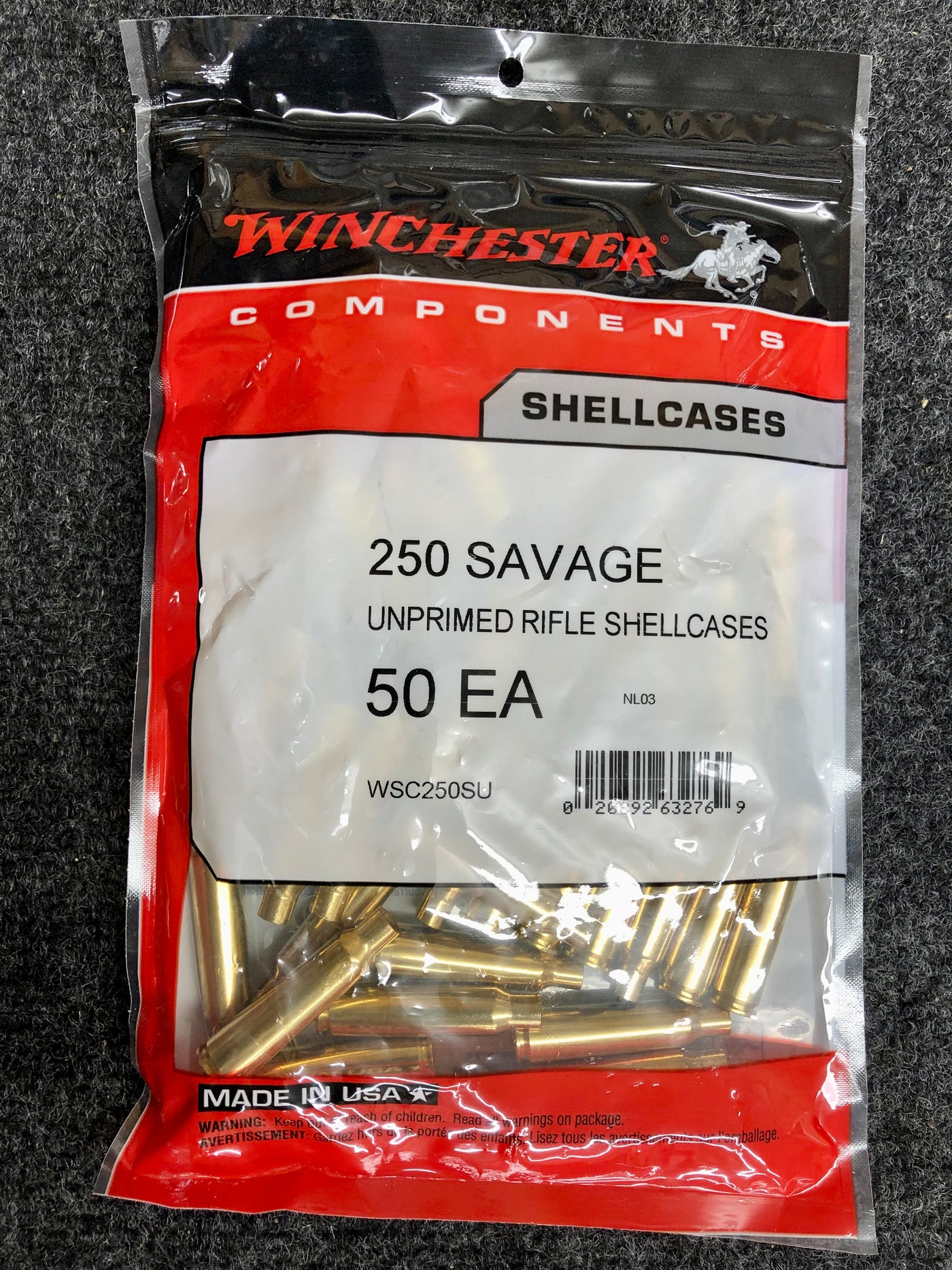 Winchester 250 Savage Brass