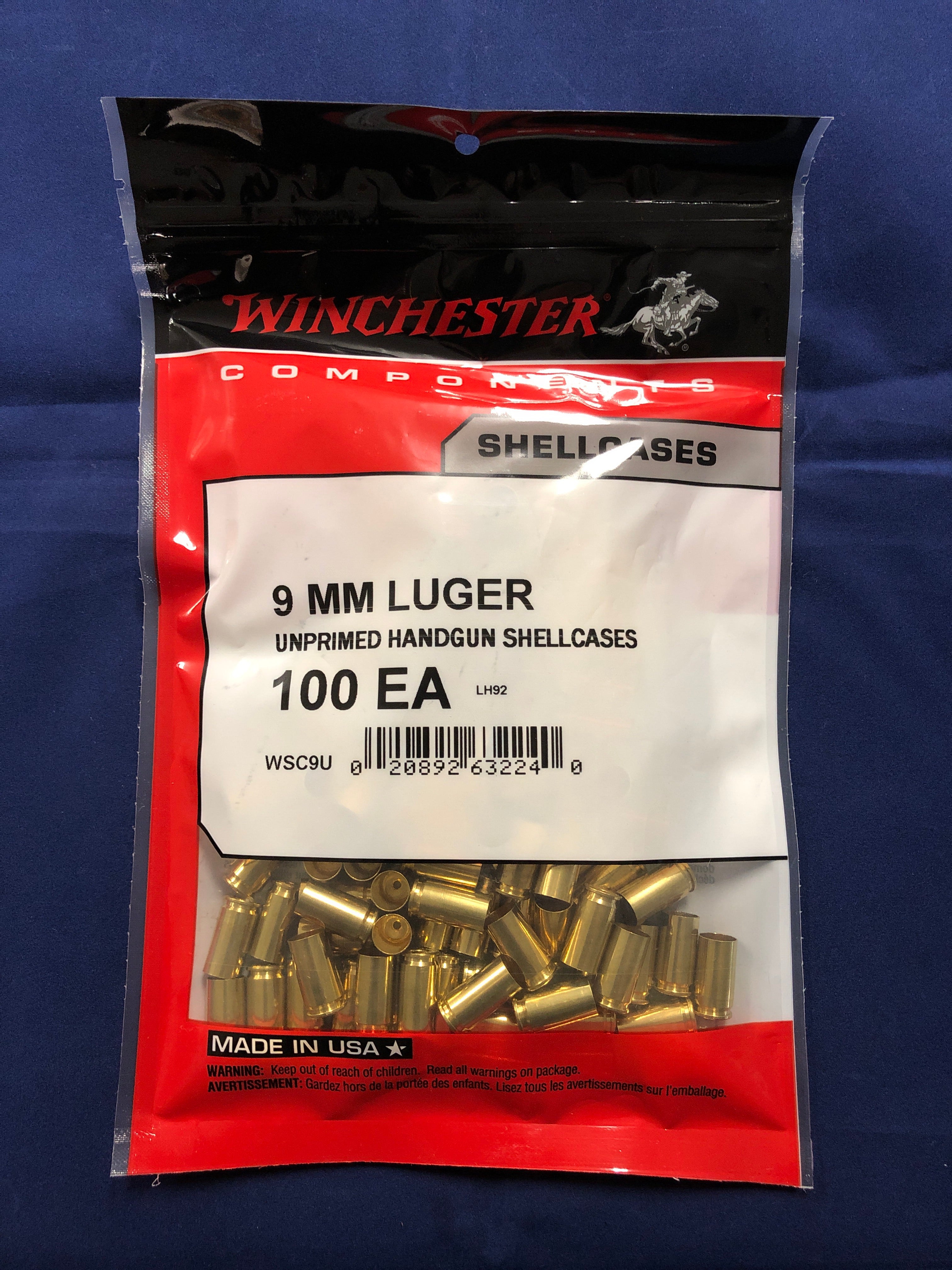 Winchester 9mm Luger Brass - BLUE COLLAR RELOADING