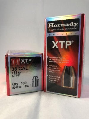 Hornady 38cal 158gr XTP #35750 - BLUE COLLAR RELOADING