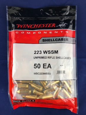 Winchester 223 WSSM Brass - BLUE COLLAR RELOADING