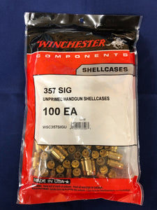 Winchester 357 Sig Brass