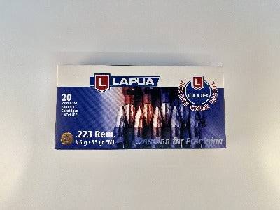 Lapua 223 Rem 55gr FMJ