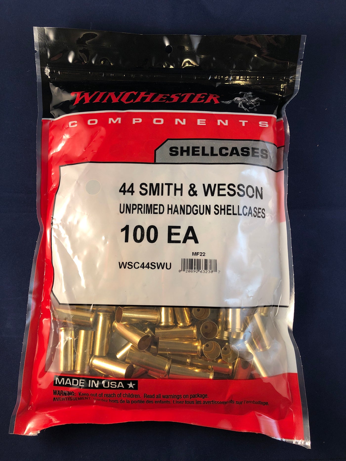 Winchester 44 Smith & Wesson Brass - BLUE COLLAR RELOADING