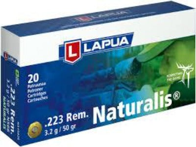 Lapua 223 Rem 50gr Naturalis Solid