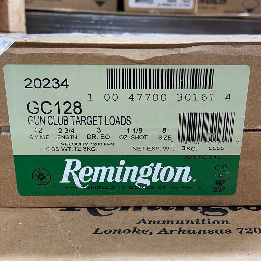 Remington 12ga #8 1-1/8oz 1200fps *GC128
